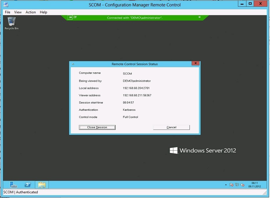 Download configuration manager remote control client viewer